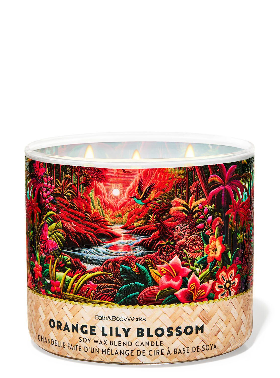 Orange Lily Blossom   3-Wick Candle